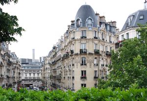 The Mansard roofs and decorative facades of central Paris lend it its distinctive personality.
