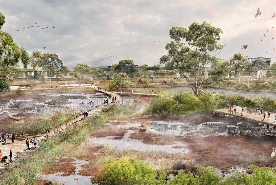 Moonee Ponds Creek Strategic Opportunities Plan by McGregor Coxall won the Award of Excellence for Landscape Planning at the 2019 National Landscape Architecture Awards.