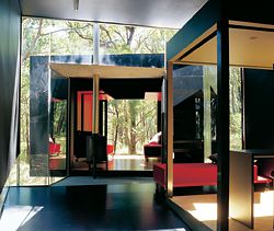 The Black House, Red Hill, Victoria, 2002, by David Luck Architecture. Photograph Catherine Tremayne.