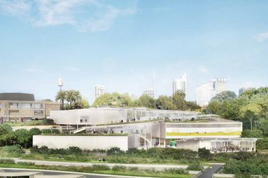 Revised design for the Sydney Modern Project by SANAA.