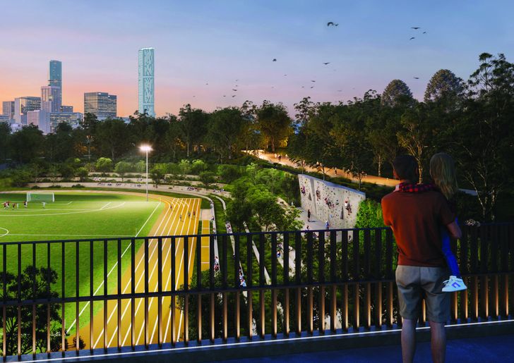 New infrastructure proposed within the vision includes a community sports hub with an athletics track.