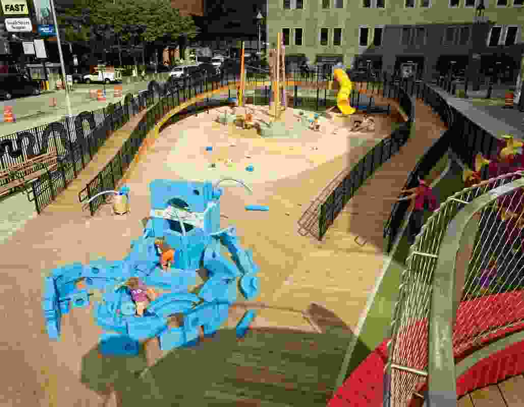 Imagination Playground by David Rockwell and KaBOOM!, NYC.