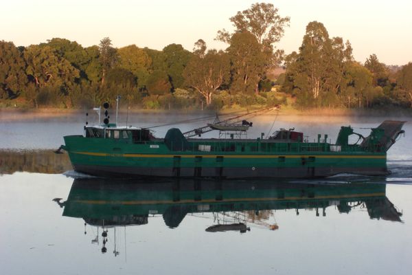 A Riverboat on the Grafton River.