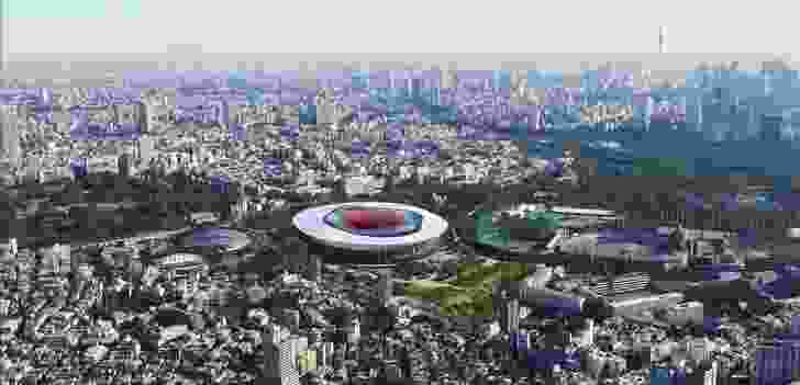 Toyo Ito's design for Tokyo Olympic Stadium.