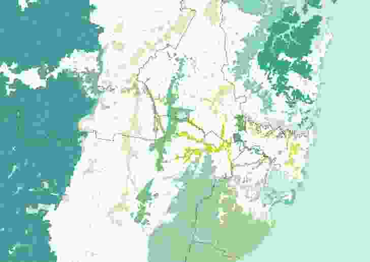 The Sydney Green Grid proposes a network of high-quality open spaces that will improve and maximize quality of life and wellbeing in metropolitan Sydney. 