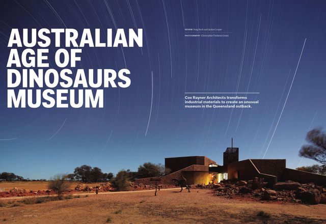 Australian Age of Dinosaurs Museum by Cox Rayner Architects.