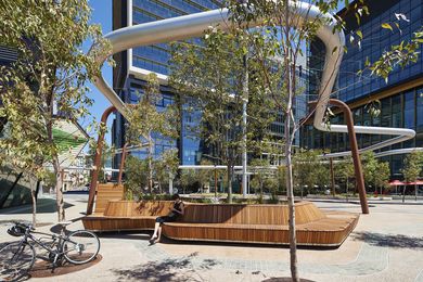 Manatj Park (Kings Square), Perth City Link by Plan E Landscape Architects with Iredale Pedersen Hook Architects and Lyons Architects