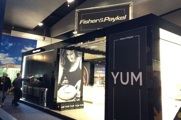 Fisher & Paykel's stand at Melbourne's Good Food and Wine Show.
