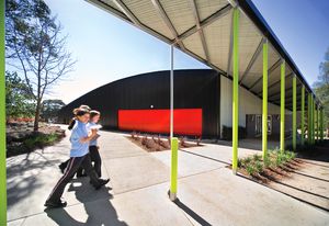 A multipurpose hall at Templestowe Park Primary School (2004) marked the beginning of MCR's suite of education buildings.