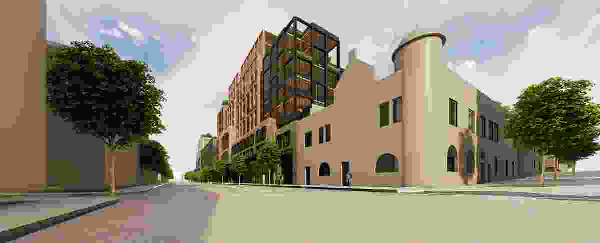The new design for Gurner's Collingwood development by Cox Architecture.