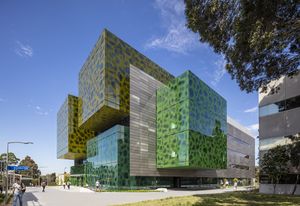 Biomedical Learning and Teaching Building by Denton Corker Marshall.