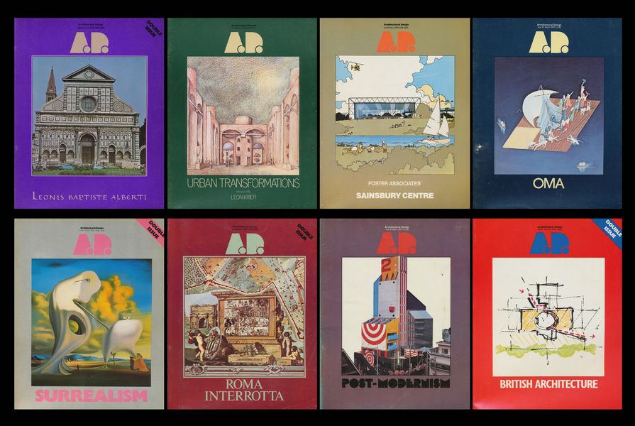 Architectural Design covers, 1977–79.