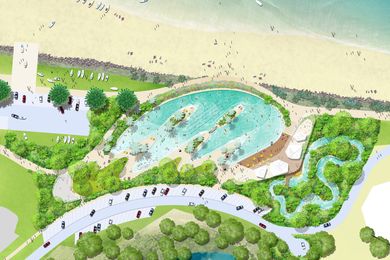 Proposed Yeppoon foreshore revitalization by Taylor Cullity Lethlean.