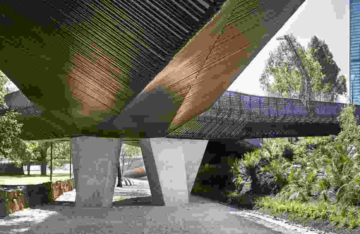 Tanderrum Bridge by John Wardle Architects and NADAAA in collaboration with Oculus.