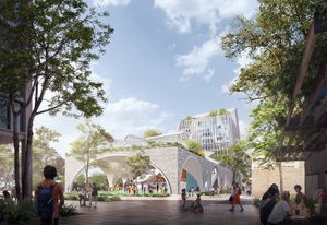 Durbach Block Jaggers's winning design for Penrith City Council's Soper Place development.