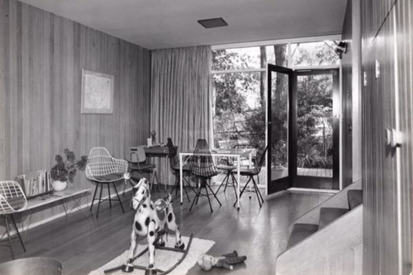 The children's room in the Le Lievre family home in Mount Waverley, Victoria, mid-1960s.