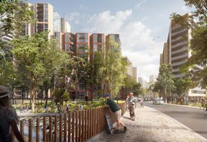 The planned Ivanhoe Estate redevelopment.