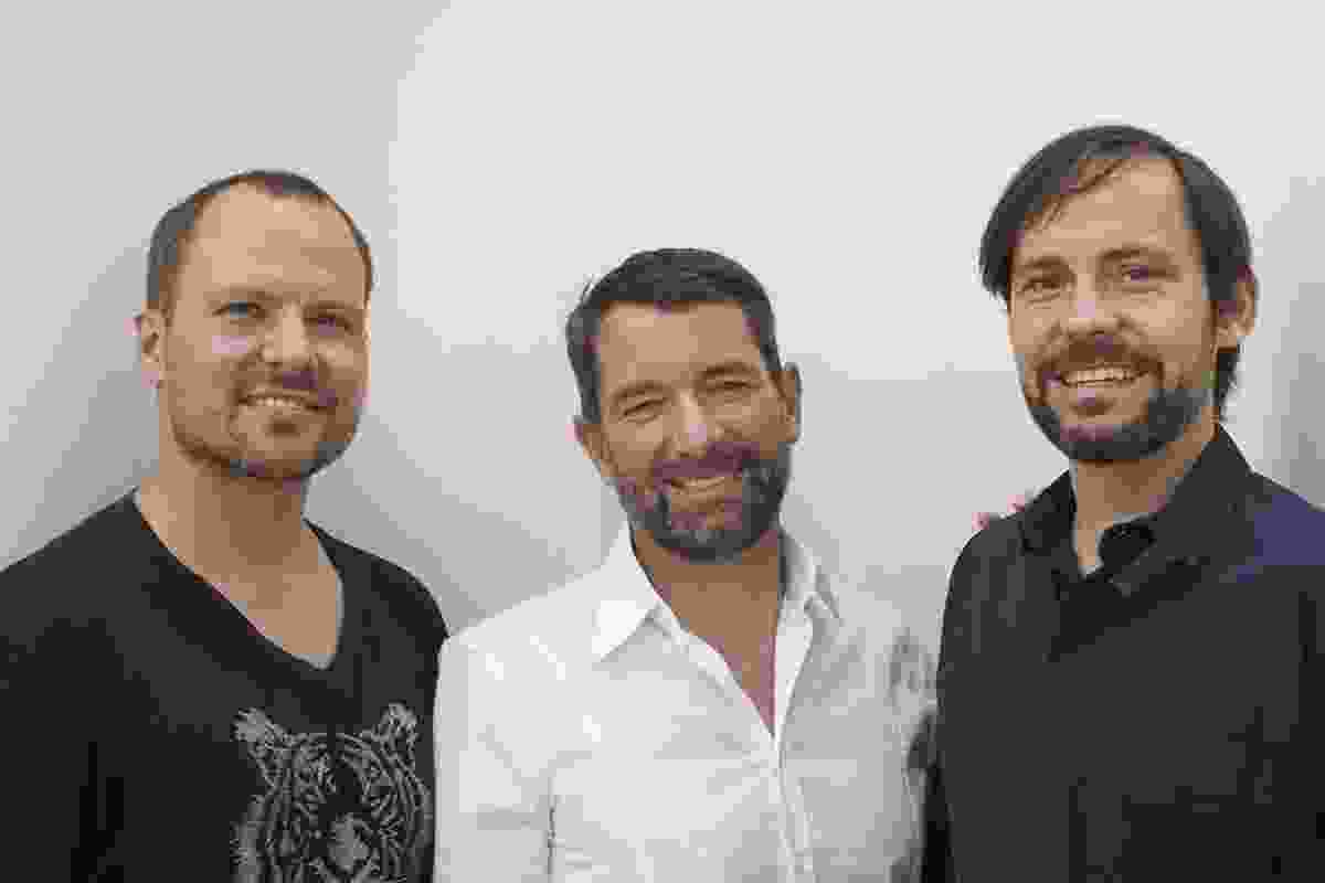 LAVA directors Chris Bosse, Alexander Rieck and Tobias Wallisser.