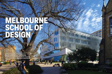 Melbourne School of Design by John Wardle Architects and NADAAA in collaboration.