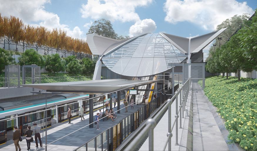 Seven Sydney Metro stations designed by Hassell revealed ArchitectureAu
