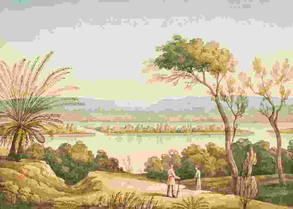 An early view of the Swan River in Swan River – View from Fraser’s Point by Frederick Garling (1827).