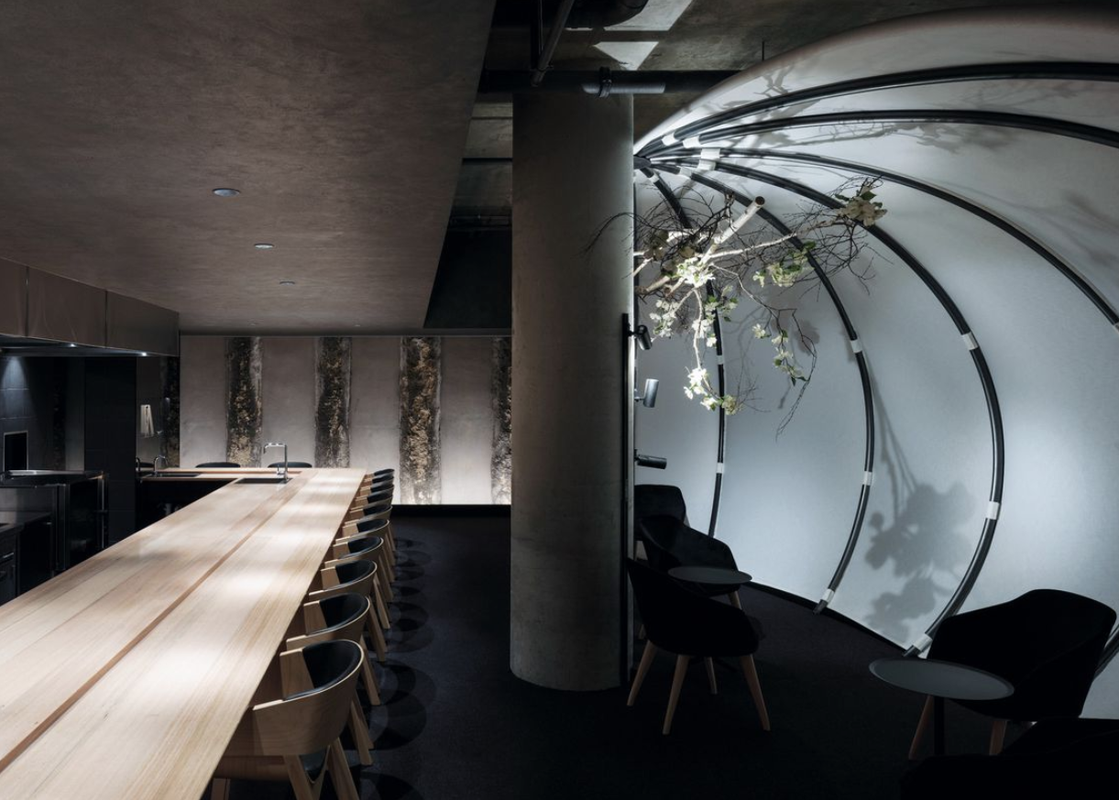 Ishizuka by Russell and George, winner of the 2018 award for Best Restaurant Design.