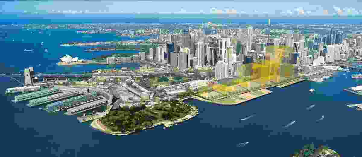 Rogers Stirk Harbour + Partners Barangaroo concept plan, November 2009.