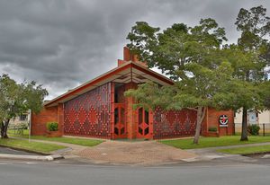 The Uniting Church in Mareeba by Eddie Oribin, photographed by Sarah Scragg in 2014.