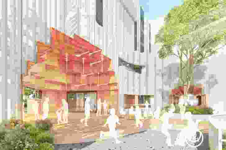 The proposed North Melbourne Hill Primary School by ARM Architecture.