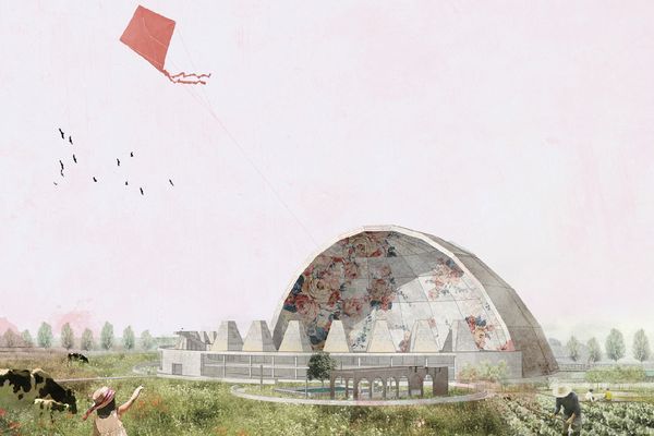 Farm palace: Tasting Territory proposes a resilient ecological farming system that explores Australian Aboriginal food culture to promote native food diversity.