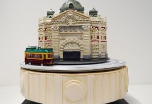 "Flinders Street Station - beyond the clocks" by Zarah Noriel.