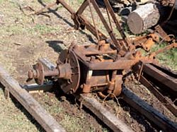 Windmills were collected from all over southern Queensland and reconstructed. Photographs Russell Hall. 