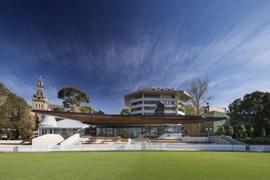 Ernie Cropley Pavilion by Cox Architecture.