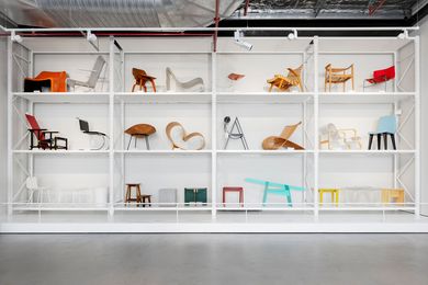 MPavilion Chair Commissions display at Powerhouse Castle Hill.