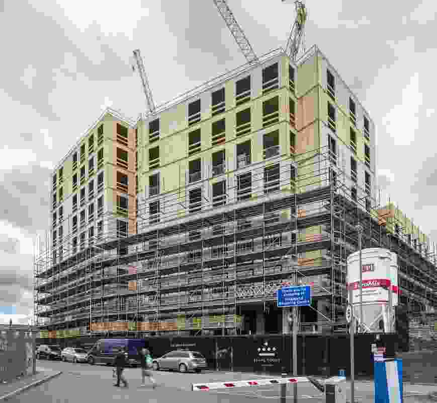 It is anticipated that 67–71 Dalston Lane – also in Hackney, London – will use more structural timber than any other project, which will make it the world's largest CLT building when it is complete later this year.  