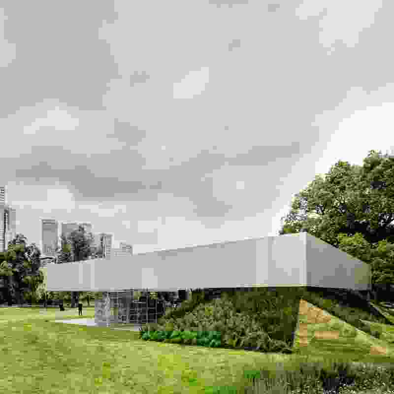 The 2017 MPavilion designed by Rem Koolhaas and David Gianotten.