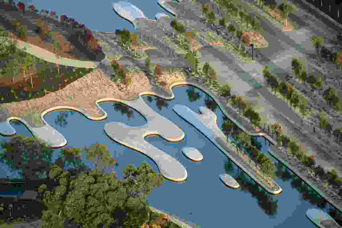 Australian Garden in Cranbourne, Victoria by Taylor Cullity Lethlean (stage two, 2012).