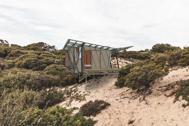 One of the proposed sleeping pods proposed for Kangaroo Island’s Flinders Chase National Park, designed by Troppo Architects.