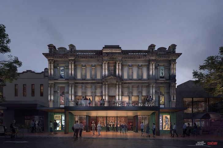 به یاد ماندنی و مورد بازبینی، تئاتر ویکتوریا نیوکاسل – وارد شده توسط رسانه‌های خارج از میدان، مکان‌های قرن و ،ین پاتون.