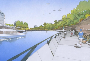 The Parramatta Escarpment Boardwalk designed by Hill Thalis Architecture with Jane Irwin Landscape Architecture and McGregor Westlake Architecture.