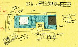  Concept sketch of the housemuseum. 