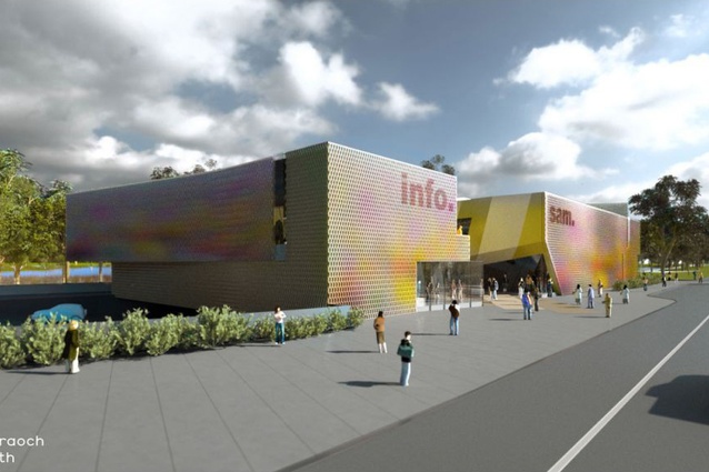MvS Architects' design for the new Shepparton Art Museum.