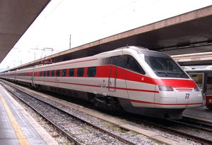 Italy's high speed train in Rome.