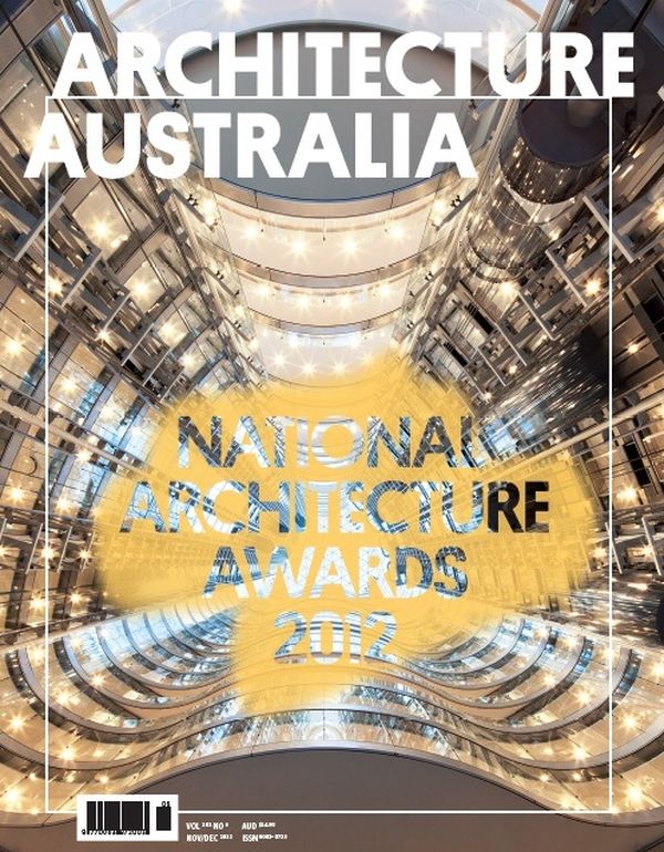 Architecture Australia, November 2012
