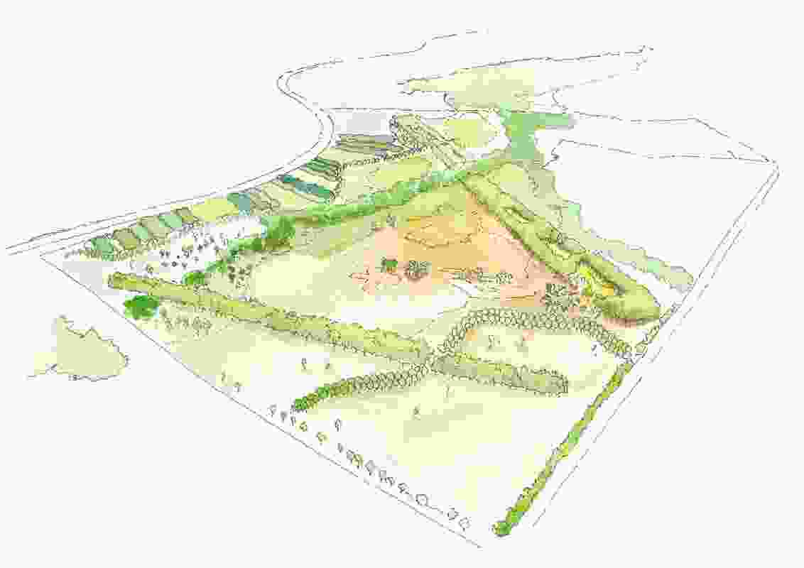 Concept plan of Bungarribee parklands.