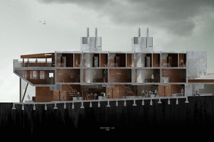 Winner: Student Award — Raimana Jones (University of Auckland) for Architecture of Coexistence: Regenerating Royal Oak through Urban Acupuncture.