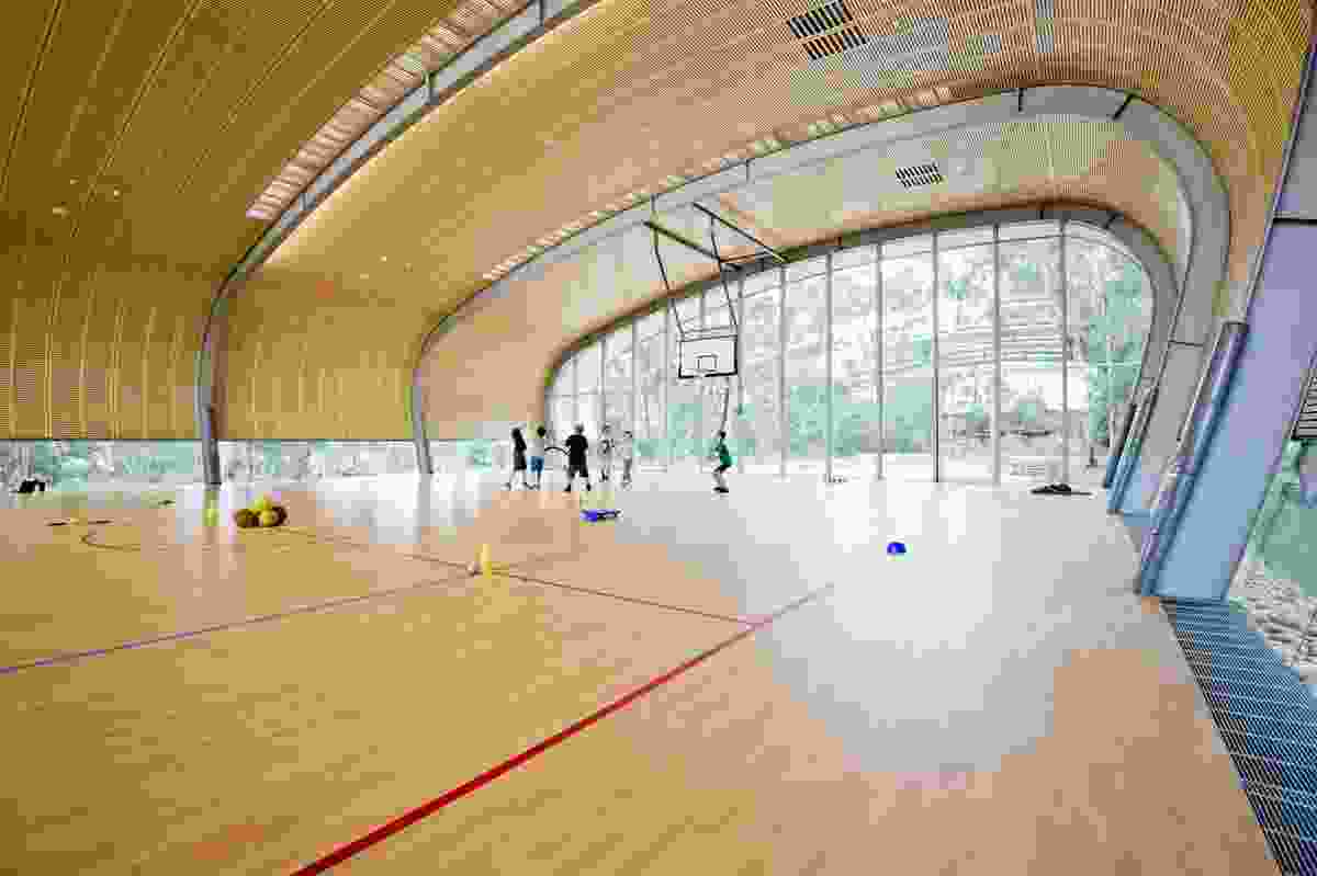 Milson Island Indoor Sports Stadium by Allen Jack + Cottier Architects.