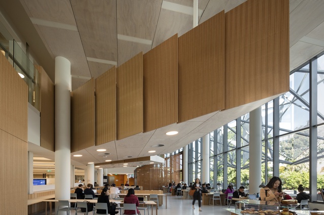 Monash University Caulfield Library Refurbishment by John Wardle Architects.