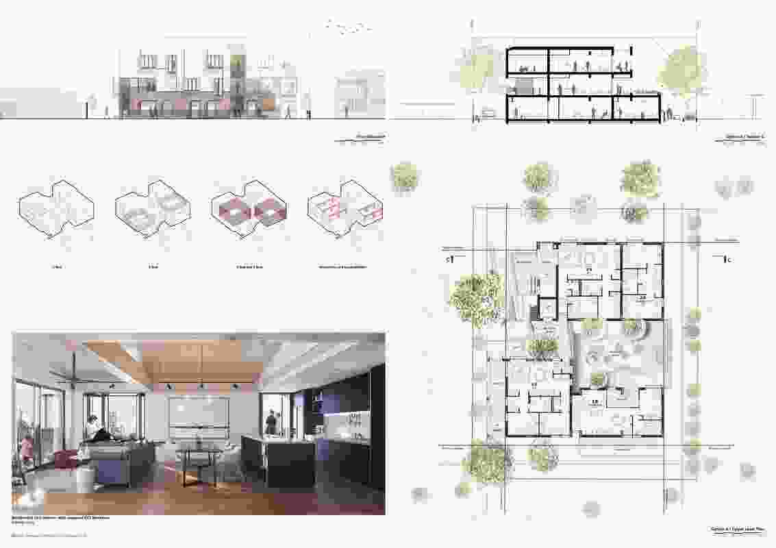 The winning proposal by Design Strategy Architecture in collaboration with Includesign.