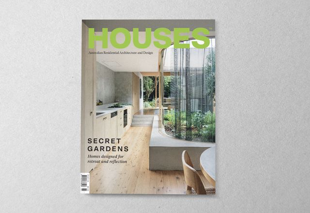 Houses 144. Cover project: House for a Garden by Retallack Thompson.